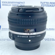 Obiettivo NIKON AF-S 50 mm f1.8 G GARANZIA USATO ZONA IMMAGINE