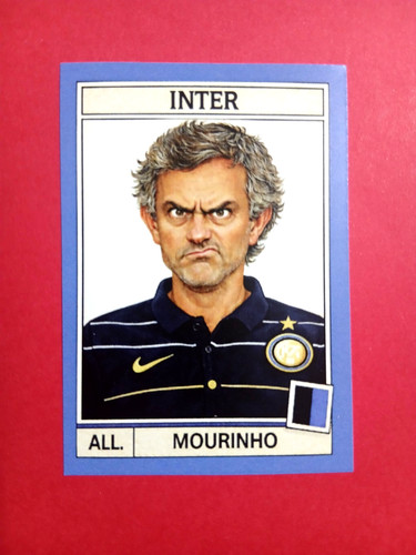 Figurina caricatura calciatori - figurina,