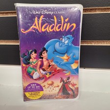 Disney's Aladdin VHS Black