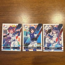 Carte Hololive Dodgers hololive night edizione limitata, 3 carte autografate