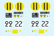 Ferrari 250 GTO #11 - 22 - Decalcomania 1/24 MG Modellino/Cartografo - 