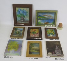 8 QUADRI DIPINTI AD OLIO