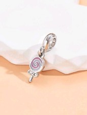 Charm Per Bracciale Lecca Lecca, Lollipop Charm, Charm Sterling Silver 925
