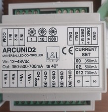 ARCUNID2 Driver led 4 canali uscita in corrente continua 12/24 V