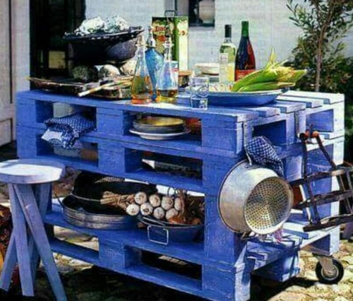 Tavolo con pallet - tavolo,