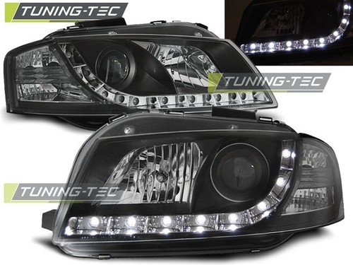 Fari anteriori nero led per - anteriori,