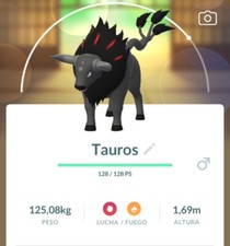 Pokemon Tauros de Paldea (Ardiente - Blaze - Flammen - Flamboyante) POKEMON GO