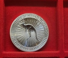 ARGENTO AUSTRALIA canguro perth mint 2018 silver 9999 - 1 oz oncia UNC FDC