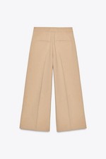 Zara Beige Trousers With Black
