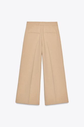 Zara beige trousers with black - beige,