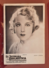 cartolina pubblicitaria la settimana enigmistica f.grande 1937