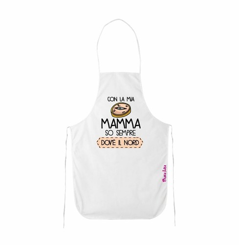 Grembiule bianco cucina - bianco,