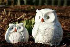 Figura di Pietra 2er Set Gufi