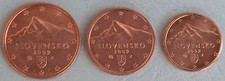 1+2+5 Cent Monete Valore Corso
