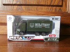 CAMION  MAN CONTAINER MILITAIRE die cast METALLUX 1/50