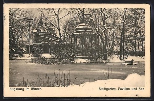 Cartolina augusta giardino - cartolina, augusta,