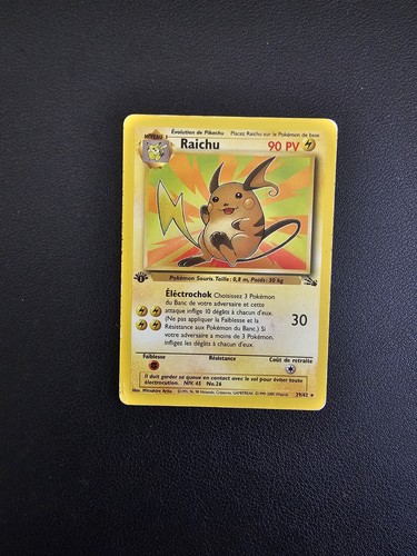 Carte pokémon raichu - raichu, 29/62