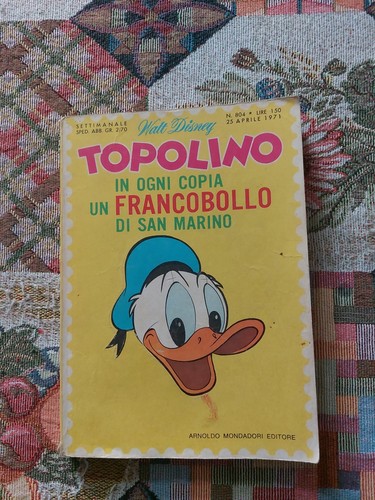 Topolino 804 del - topolino, con