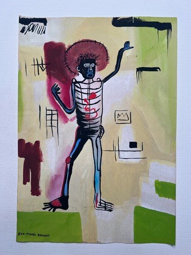 Jean michel basquiat - jean-michel, disegno