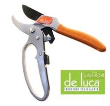 FORBICE DA POTA POTATURA A CRICCHETTO IN ALLUMINIO " DE LUCA "