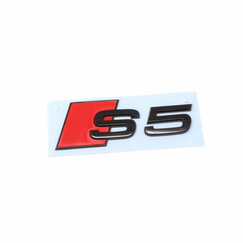 Audi scritta nera - nera, emblema