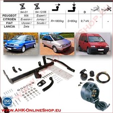Gancio traino fisso pour fiat - traino,