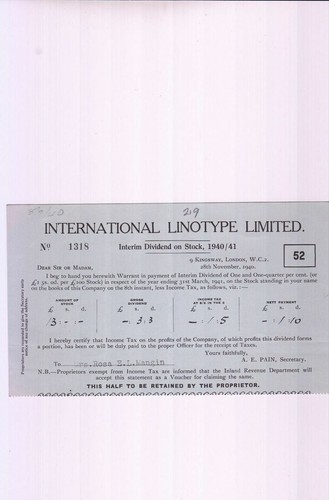 International linotype - international,