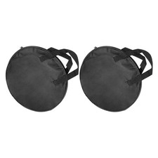  2 pezzi Borsa per batteria muta Borsa per batteria muta in tessuto Oxford da 12