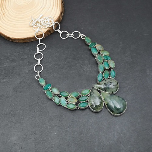 Collana gioiello argento - in,
