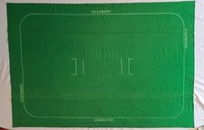 Set campo da cricket vintage anni 70 80 spesso Baize Subbuteo TC-J panno da gioco VG