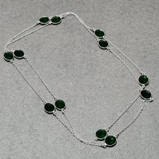 Chrome Diopside 925 Sterling