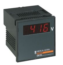 MERLIN GERIN DIGIPACT 50832 + 50836 AMPEROMETRO VOLTMETRO PANNELLO UM100 70X70