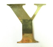 Insegna Vecchia Ottone Lettera