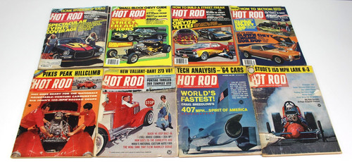 Hot rod vtg magazine lot - hot,