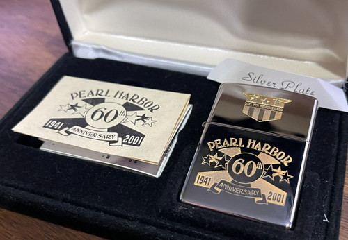 Zippo pearl harbour 60th - pearl,
