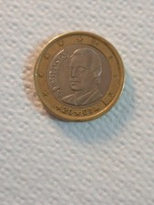 Moneta 1 Euro 2001 Spagna Rara