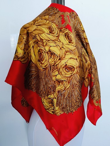 Foulard chanel soie - chanel, en