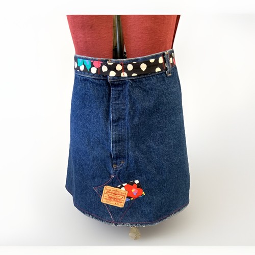 Grembiule denim riciclato