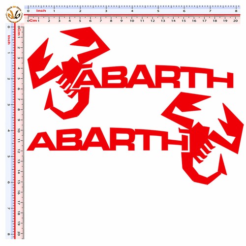 Abarth adesivi scorpione pvc
