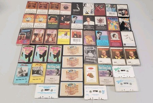 Vintage cassette tapes lot - tapes,