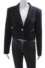 Zara Womens Blazer Dark Blue