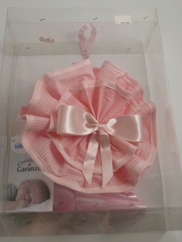 Fiocco nascita rosa - rosa, fuori