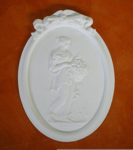 Bassorilievo gesso bianco - bassorilievo,