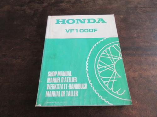 Honda vf1000f service shop - honda,
