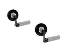 COPPIA SPECCHI SKIN-S/BAR END NERO BARRACUDA