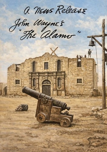 Poster annuncio john wayne - john,