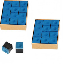 24 Gessetti Da Biliardo Standard per Stecche Da Biliardo, per Stecche Da Biliard