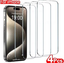 4 Pieces Glass Film iPhone 13