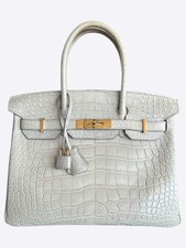 Hermes Beton Crocodile & Gold