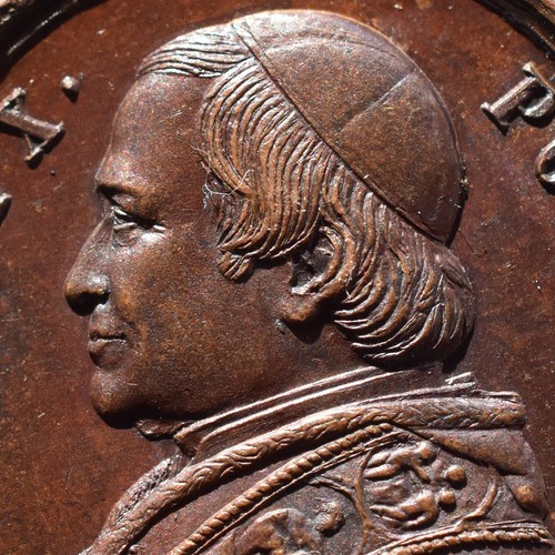 1865 medaglia religiosa - medaglia, papa